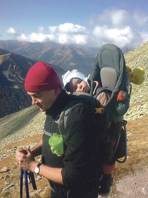 W pieluchach na Świnicę